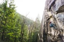 rock climbing